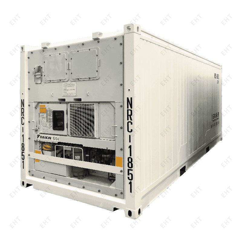 حاوية تبريد الطعام بطول 20 قدمًا